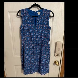 J Crew blue dress